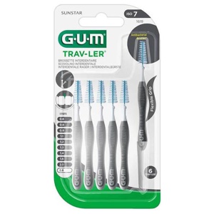 GUM Trav-Ler 2,6mm dunkelgrau Interdentalbür., 6 St Zahnbürste Produktbild