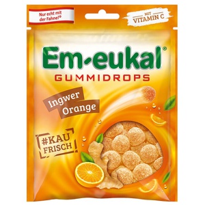 Gummidrops Ingefära Apelsin 90g Em-eukal produkt bild