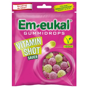 Gummidrops Vitamin Shot 90g Em-eukal produkt bild