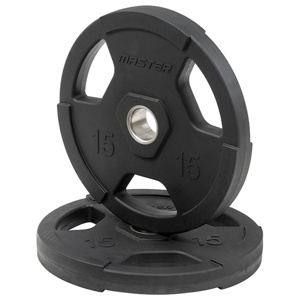 Gummiklädd Viktskiva 50 mm 125–20 kg produkt bild