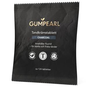 Gumpearl Charcoal&nbsp;Tandkrämstablett re-fill, 124 st produkt bild