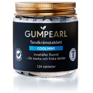 Gumpearl Cool Mint Tandkrämstablett, 124 st produkt bild