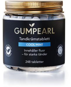 Gumpearl Cool Mint tandkrämstabletter 248 st produkt bild