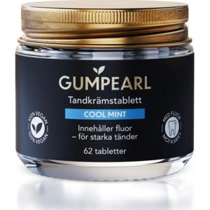 Gumpearl Cool Mint tandkrämstabletter 62 st produkt bild