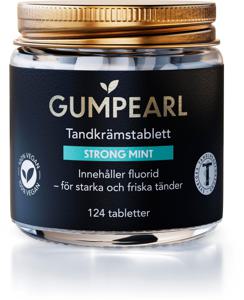 Gumpearl Stong Mint Tandkrämstablett 124 st produkt bild
