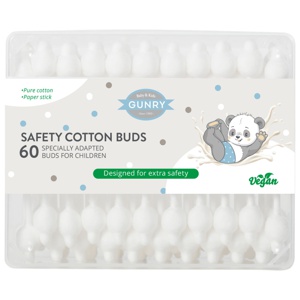 Gunry Baby Bomullspinnar 60 st produkt bild