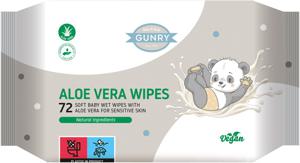 Gunry Baby Aloe Vera Wipes, 72 st produkt bild