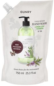 Gunry Flytande Tvål Classic Botanica Lemon Verbena Refill 750 ml produkt bild