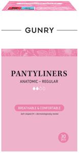 Gunry pantyliners anatomic 30 st produkt bild