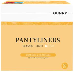 Gunry Pantyliners Classic 50 Pcs produkt bild