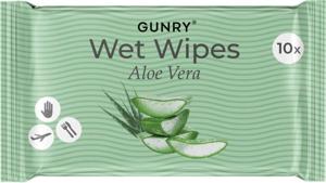 Gunry Våtservetter aloe vera 10 st produkt bild