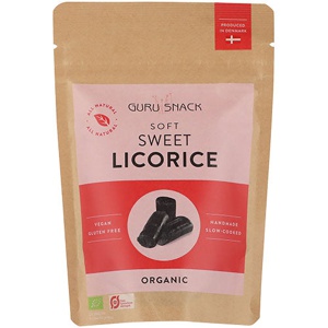 Guru Snack Soft Sweet Licorice Økologisk   100 g produktbillede