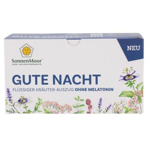 GUTE NACHT ohne Melatonin Kräuterauszug flüssig Produktbild
