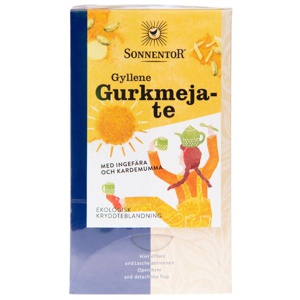 Sonnentor Gyllene Gurkmeja Tepåsar 18st produkt bild