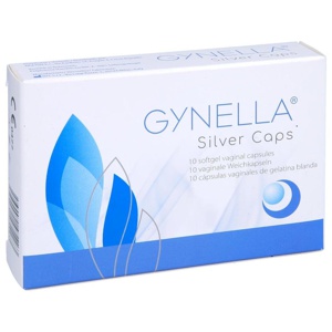 GYNELLA Silver Caps Vaginalkapseln 10 St Vaginalkapseln Produktbild