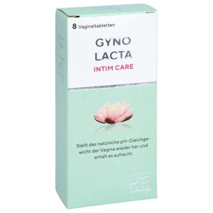 GYNOLACTA INTIM CARE 8 St Vaginaltabletten Produktbild