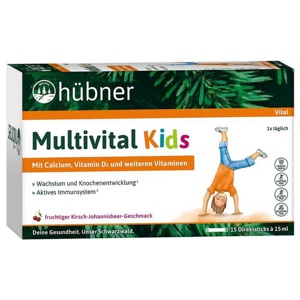 Hübner Multivital Kids flüssig, 15X15 ml Flüssigkeit Produktbild
