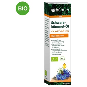 HÃ¼bner SchwarzkÃ¼mmel-Ãl Bio De-Ã¶ko-003 Produktbild