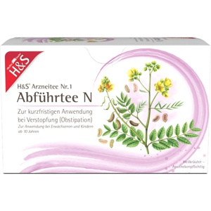 H&S Arzneitee Abführtee N 20X1.0 g Filterbeutel Produktbild