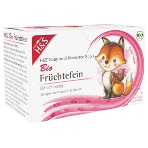 H&S Bio Baby- u.Kindertee Früchtefein Filterbeutel Produktbild