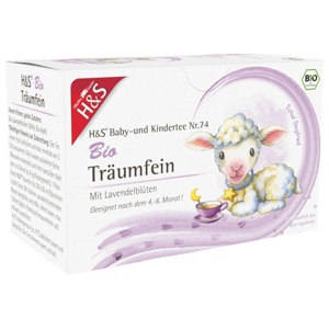 H&S Bio Baby- und Kindertee Träumfein Filterbeutel, 20X1.2 g Filterbeutel Produktbild