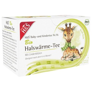 H&S Bio Halswärme-Tee Baby- und Kindertee Fbtl. Produktbild