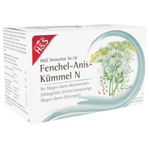 H&S Arzneitee Fenchel-Anis-Kümmel N 20X2.0 g Filterbeutel Produktbild
