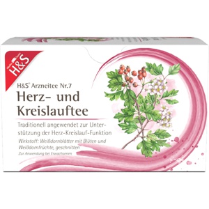 H&S Herz Kreislauf Tee Filterbeutel Produktbild
