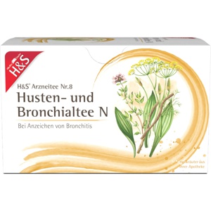 H&S Arzneitee Husten- und Bronchialtee N 20X2.0 g Filterbeutel Produktbild