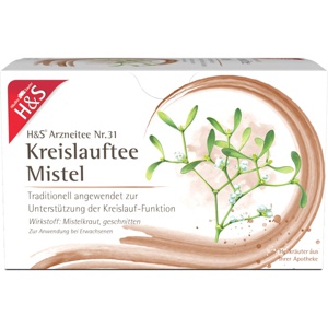 H&S Kreislauftee Mistel Filterbeutel Produktbild