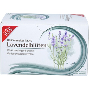 H&S Arzneitee Lavendelblüten 20X1.0 g Filterbeutel Produktbild