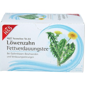 H&S Arzneitee Löwenzahn 20X2.0 g Filterbeutel Produktbild