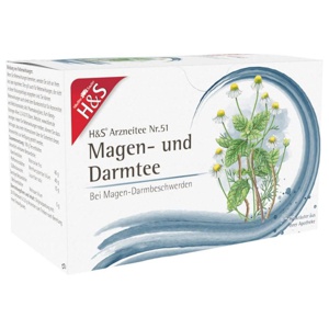 H&S Arzneitee Magen- und Darmtee 20X2.0 g Filterbeutel Produktbild