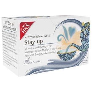 H&S Wohlfühltee Stay up mit Vitamin C und B6 20X1.5 g Filterbeutel Produktbild