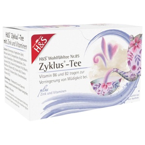 H&S Zyklus-Tee mit Zink und Vitaminen Filterbeutel Produktbild