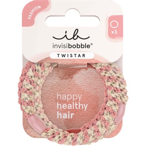 Haargummi Twistar Blush Braids, 3 St Produktbild