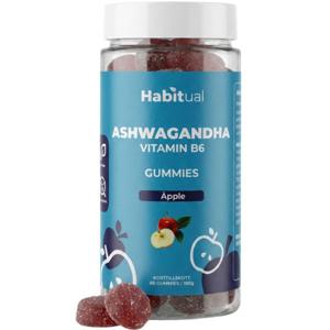 Habitual Ashwagandha Gummies Vitamin B6 Äpple 60 Gummies produkt bild