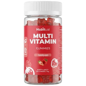 Habitual Kids Multivitamin Jordbær 30 Gummies produktbillede