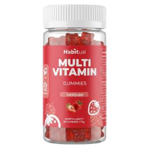 Habitual Kids Multivitamin Jordgubb 30 Gummies produkt bild