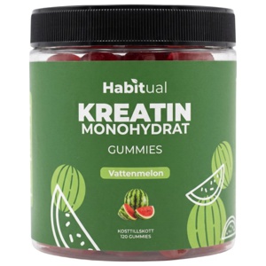 Habitual Kreatin Gummies Vandmelon 120 Gummies produktbillede