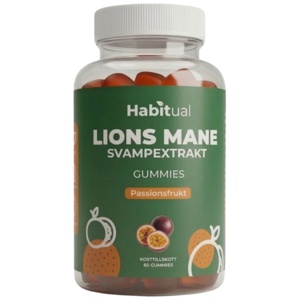 Habitual Lions Mane Gummies Passionsfrugt 60 Gummies produktbillede