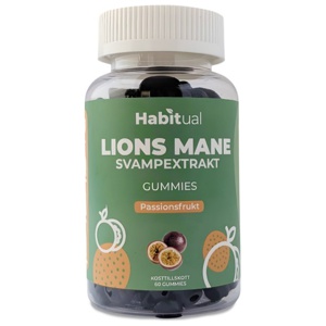 Habitual Lions Mane Gummies Passionsfrukt 60 Gummies produkt bild