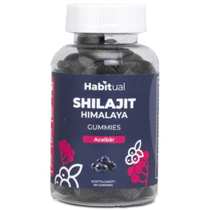 Habitual Shilajit Gummies Acaibær 60 Gummies produktbillede