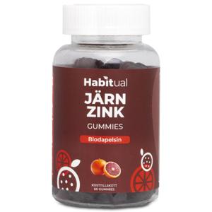 Habitual Zink + Järn Gummies Blodapelsin 60 Gummies produkt bild