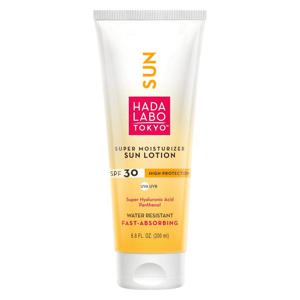 Hada Labo Tokyo Super Moisturizer Sun Lotion SPF30 200 ml produkt bild
