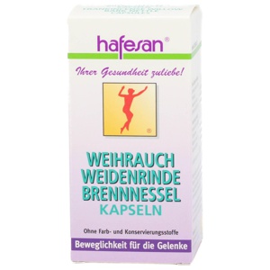 HAFESAN Weihrauch+Weidenrinde+Brennnessel Kaps.veg Produktbild