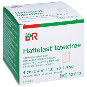 HAFTELAST Fixierb.kohäs.latexfrei 4 cmx4 m creme Produktbild