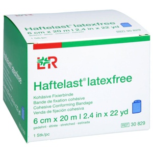 HAFTELAST Fixierb.kohäs.latexfrei 6 cmx20 m blau Produktbild