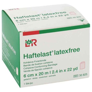HAFTELAST Fixierb.kohäs.latexfrei 6 cmx20 m creme Produktbild
