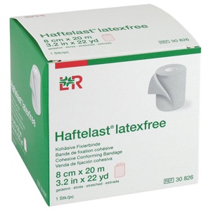 HAFTELAST Fixierb.kohäs.latexfrei 8 cmx20 m creme Produktbild